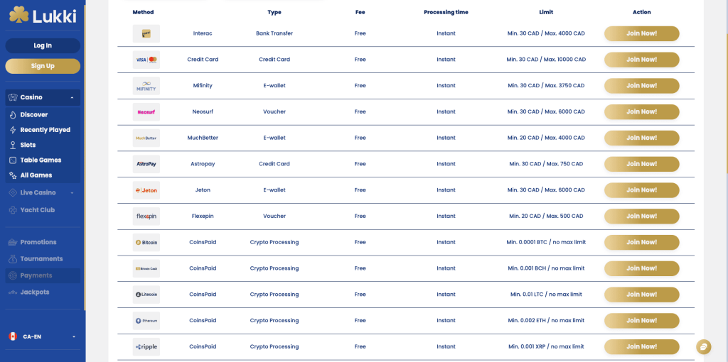 Payments