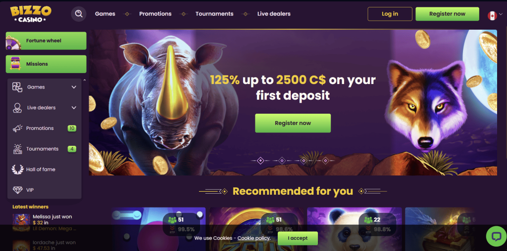 Bizzo Casino Canada