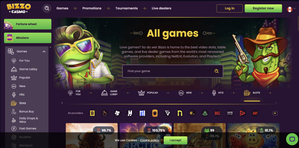 Bizzo Casino Slots