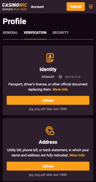 Verify Account