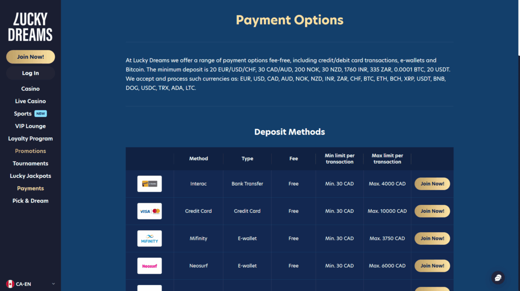 Payments