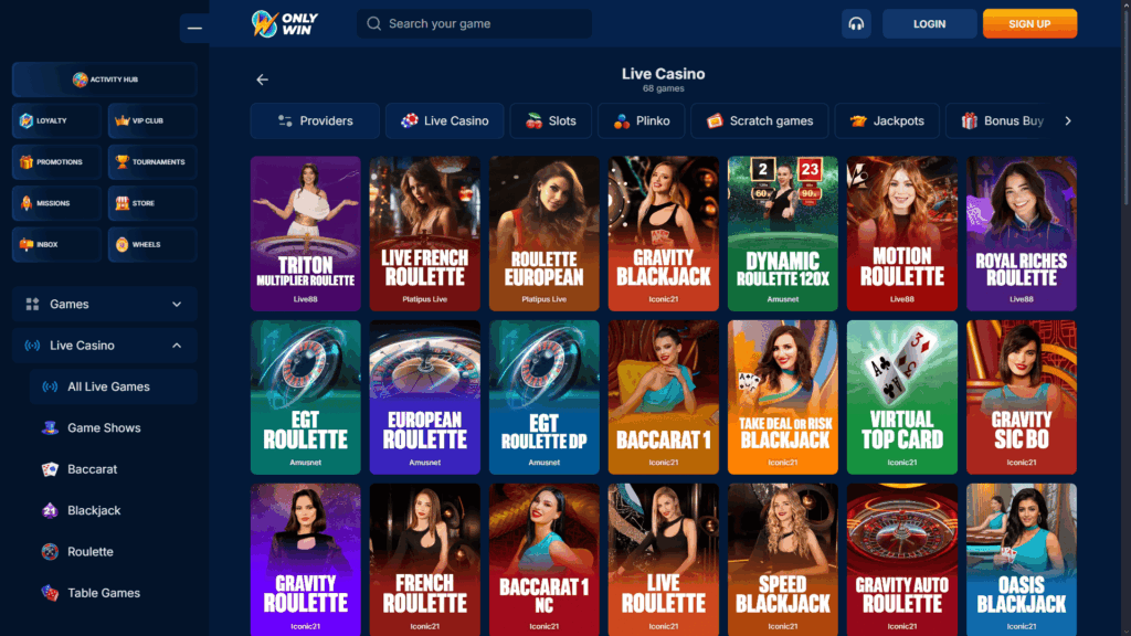 Live games