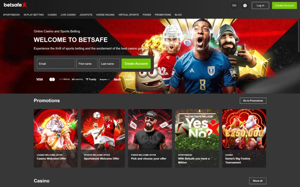 betsafe casino