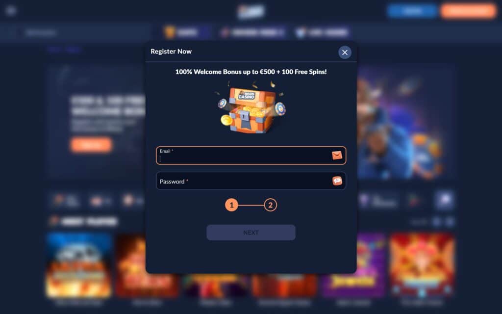 Bison casino registration