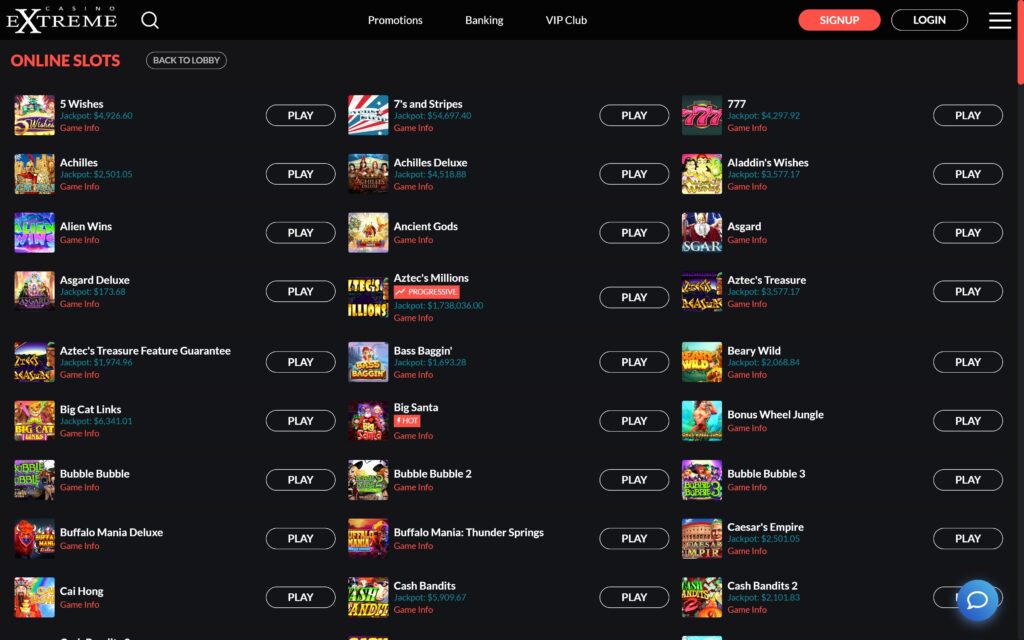 Casino Extreme slots
