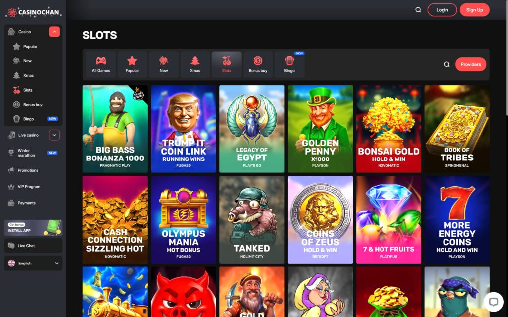 Casinochan casino slots