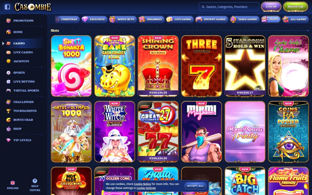 Casombie casino slots