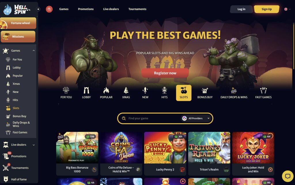 Hell Spin casino slots