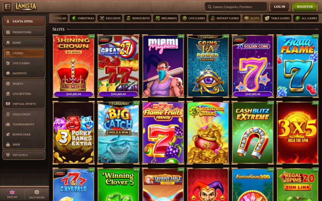 Lanista casino slots