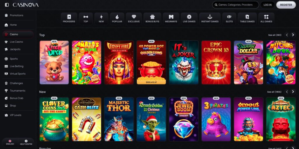 Casinova Casino Slots