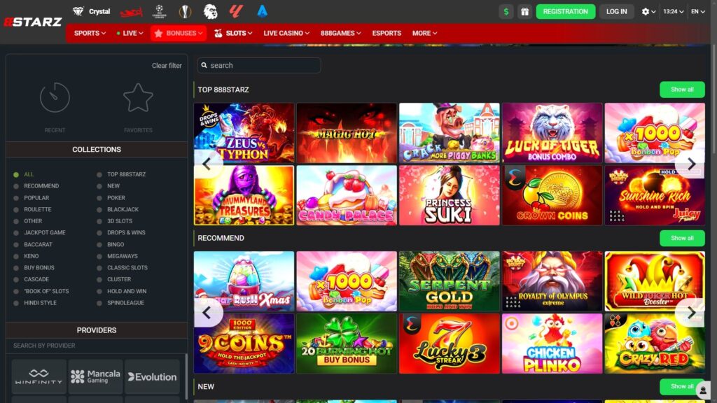 888starz casino slots