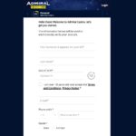Admiral casino registration