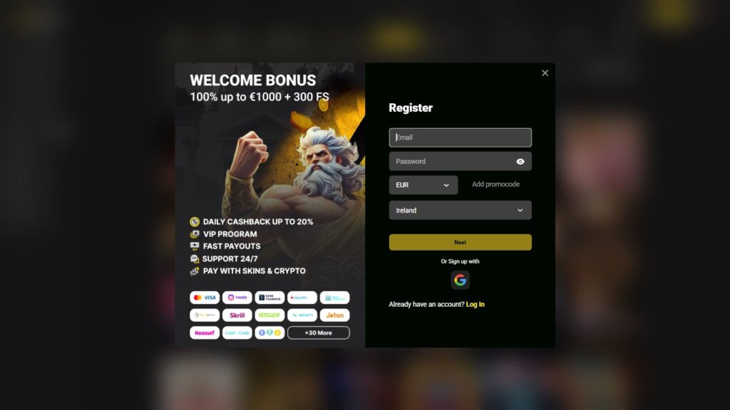 Betibet casino registration