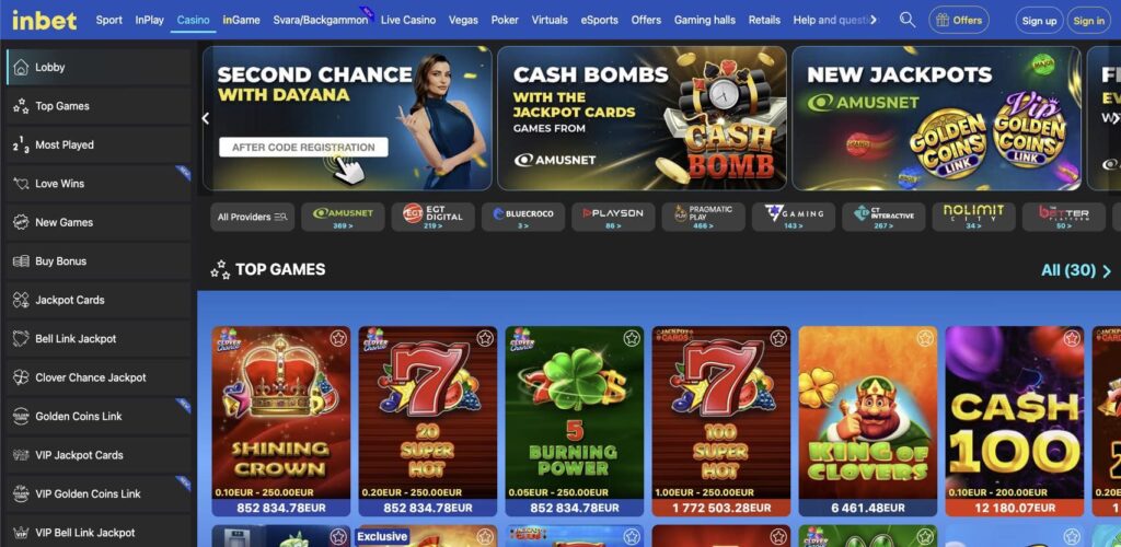 Inbet casino review