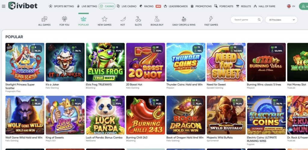 Ivibet casino slots