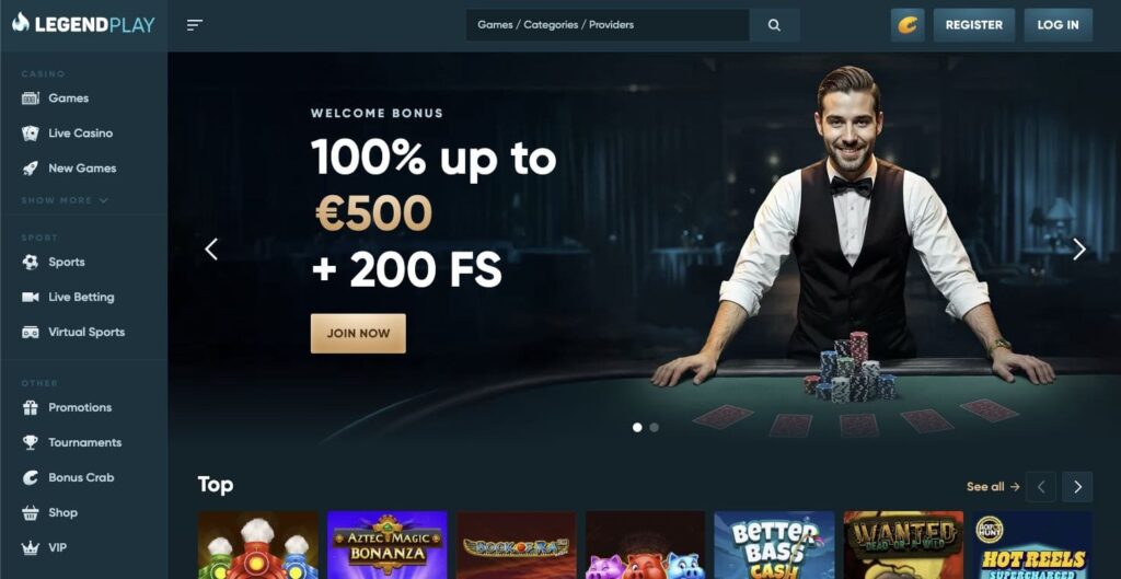 LegendPlay casino review