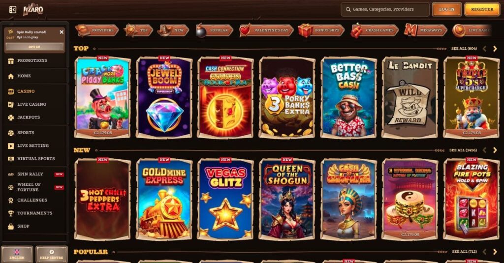 Lizaro casino slots
