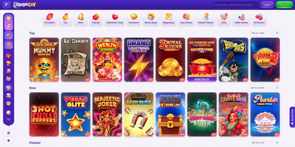 Robocat Casino Slots