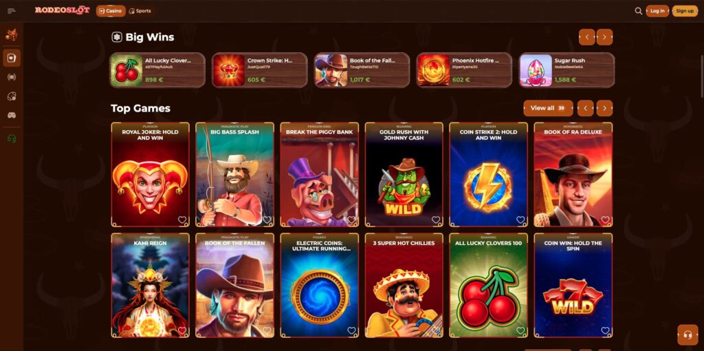 Rodeoslot Casino Slots