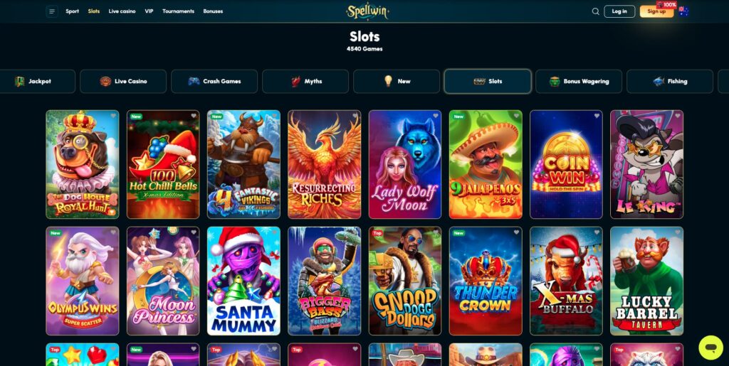 SpellWin Casino Slots