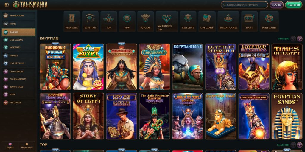 Talismania Casino Slots