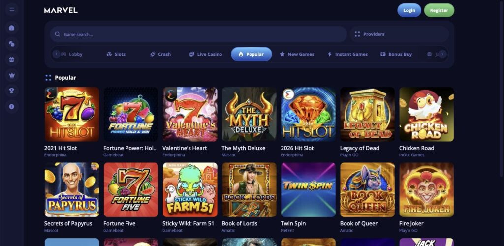 Marvel casino slots