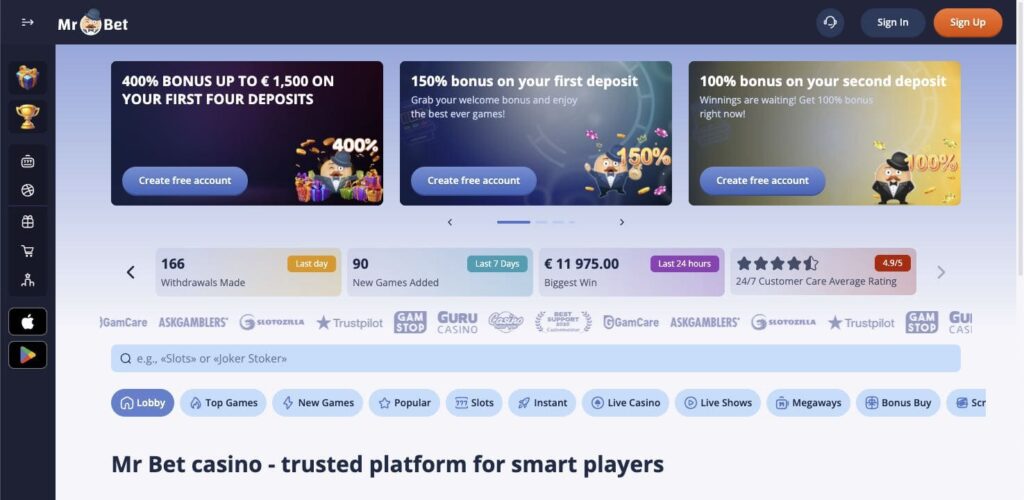 MRbet casino review